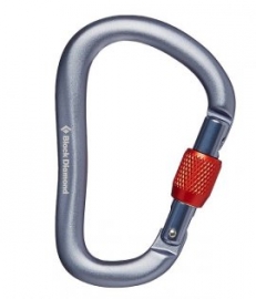 Black Diamond RockLock Screwgate Carabiner - HMS